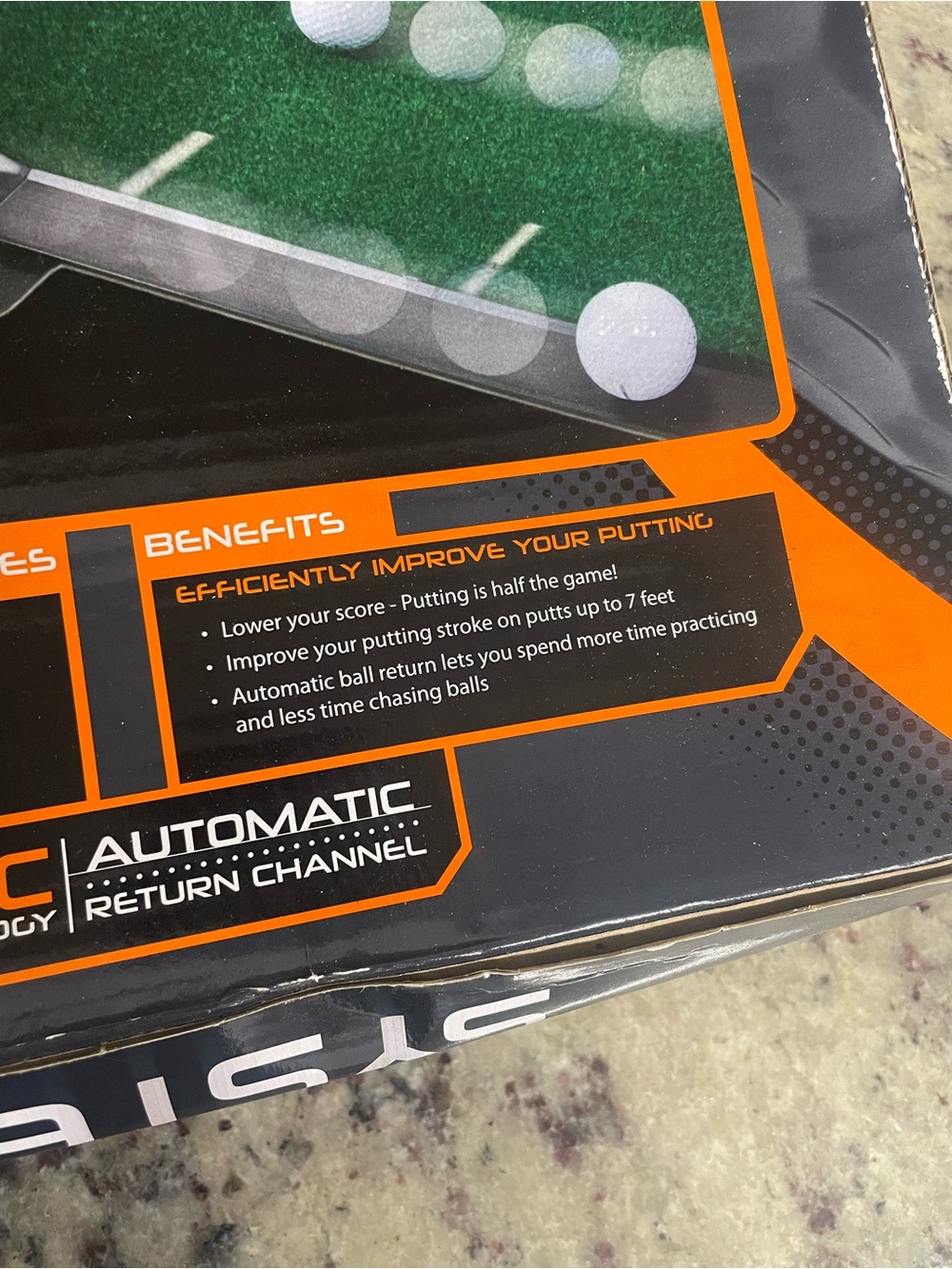 New Club Champ Automatic Putting System 7-foot indoor golf training aid Gift - Picture 3 of 10